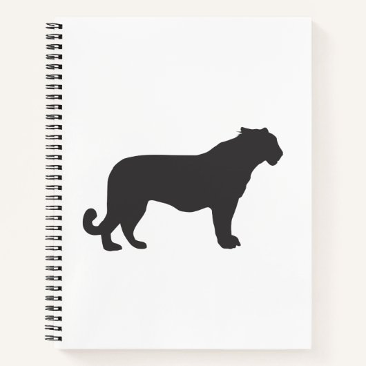 Carnet Silhouette Tiger (Devant)