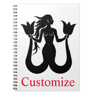 Carnet Silhouette Tonnerre_Cove de sirène à deux queue
