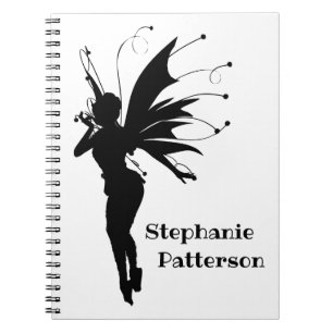 Carnet Silhouette velue Imaginaire noir sur mesure