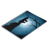 Carnet Silhouette victorienne et scène de la Lune (Côté gauche)