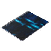 Carnet Silhouettes de poisson bleu translucide (Côté gauche)