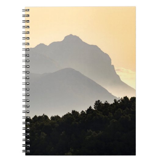 Carnet Silhouettes des montagnes (Devant)