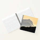 Carnet Silhouettes des montagnes (Intérieur)