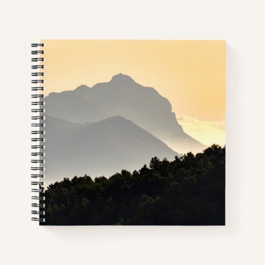 Carnet Silhouettes des montagnes (Devant)