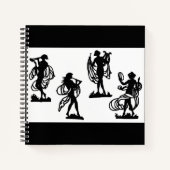 Carnet silhouettes grecques antiques des Muses (Devant)
