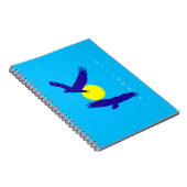 Carnet Silhoutette des aigles volants (Côté Droit)