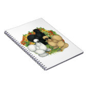 Carnet Silkies du jardin de fleurs (Côté Droit)