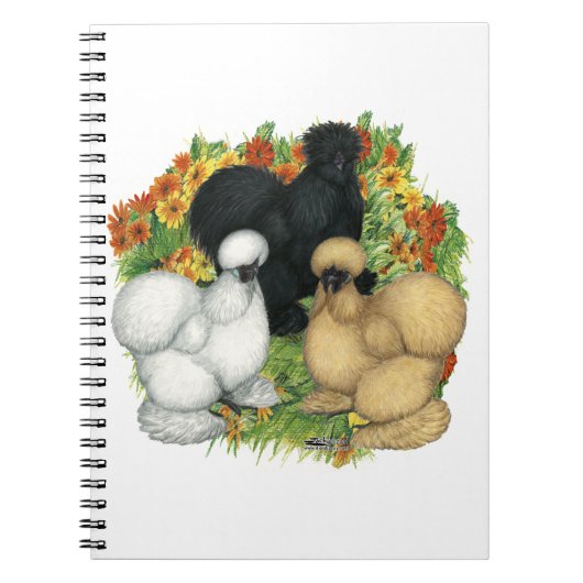 Carnet Silkies du jardin de fleurs (Devant)