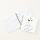 Carnet Silly Goose Wishes for Baby Shower Guest Book (Intérieur)
