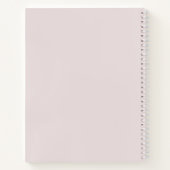 Carnet Silver Glitter Frame Pink Bow Baptism Guest Book (Dos)