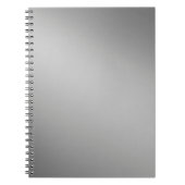 Carnet Silver gris clair de lune ombre effet (Devant)