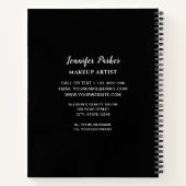 Carnet Silver MAKEUP ARTIST Logo Kiss Nom (Dos)