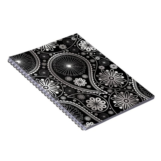 Carnet Silver paisley (Côté Droit)