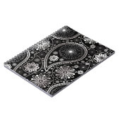 Carnet Silver paisley (Côté gauche)