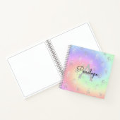 Carnet Silver Unicorn Pastel Ombre Monogram Sketchbook (Intérieur)