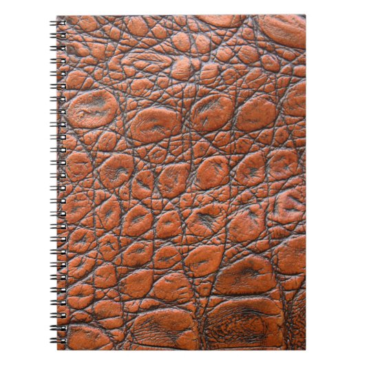 Carnet simili cuir aspect crocodile (Devant)