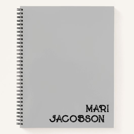 Carnet Simple (Devant)