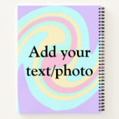 Carnet Simple acrylique pour marbre ajouter votre nom de (Dos)