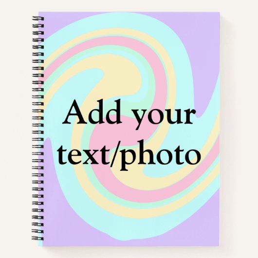 Carnet Simple acrylique pour marbre ajouter votre nom de (Devant)