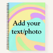 Carnet Simple acrylique pour marbre ajouter votre nom de  (Devant)