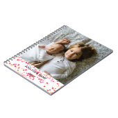 Carnet simple ajouter votre texte photo couleur étoiles t (Côté gauche)