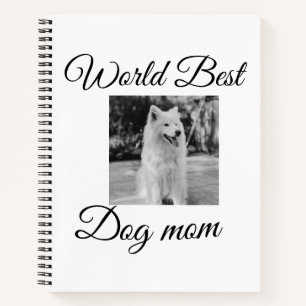 Carnet Simple animal coloré ajouter nom photo chien maman