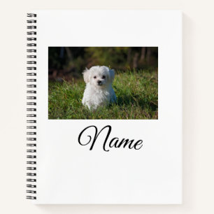 Carnet Simple animal coloré ajouter un nom photo jeté per