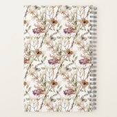 Carnet Simple automne Fleur sauvage Bouquet Gratitude Jou (Verso)
