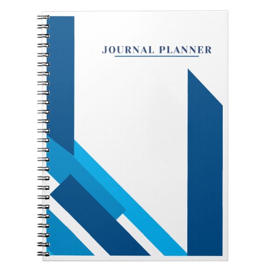 Carnet Simple bleu (Devant)