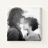 Carnet Simple Chic Nom Personnalisé Superposition De Scri (Dos)