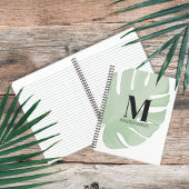 Carnet Simple Chic Tropical Feuilles de Palmier Vertes