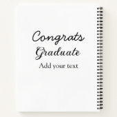 Carnet Simple congratulation graduation add your (Dos)