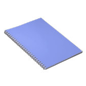 Carnet simple couleur solide simple personnalisé bleu pas (Côté Droit)