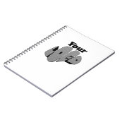 Carnet Simple Custom Business logo template (Côté gauche)