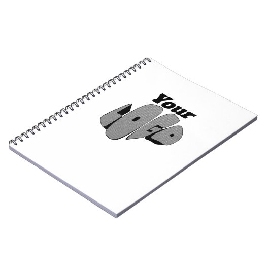 Carnet Simple Custom Business logo template (Côté gauche)