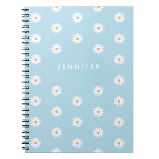 Carnet Simple Daisies Notebook for Kids (Devant)