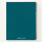 Carnet Simple dark colour Notebook (Dos)