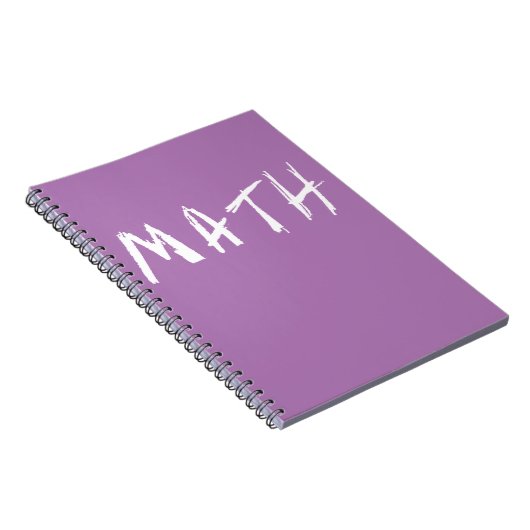 Carnet simple de MATHS (Côté Droit)
