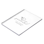 Carnet Simple Diplôme Noir et Blanc (Côté gauche)