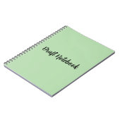 Carnet Simple Draft Book for School, homework & Projects (Côté gauche)
