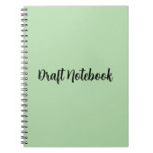 Carnet Simple Draft Book for School, homework & Projects (Devant)