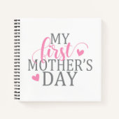 Carnet Simple et élégant Ma première fête des mères | CAR (Devant)