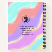 Carnet simple et minimal ajouter votre logo/design ici te (Dos)