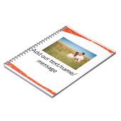 Carnet Simple et minimal ajouter votre parties scintillan (Côté gauche)