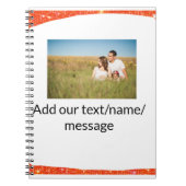 Carnet Simple et minimal ajouter votre parties scintillan (Devant)