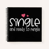 Carnet Simple et prêt à mélanger la Saint-Valentin | Carn (Devant)