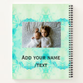 Carnet simple étoile scintille parties scintillant ajoute (Dos)