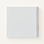 Carnet Simple Funny Fête des Pères Gris (Dos)