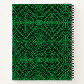 Carnet Simple Gribouillis | Carrelage Miroir | Vert | (Dos)