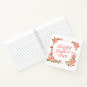 Carnet Simple Happy Mother's Day Floral Frame Notebook (Intérieur)